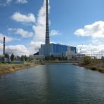 The chimney of GRES-2 Power Station; Ekibastuz, Kazakhstan