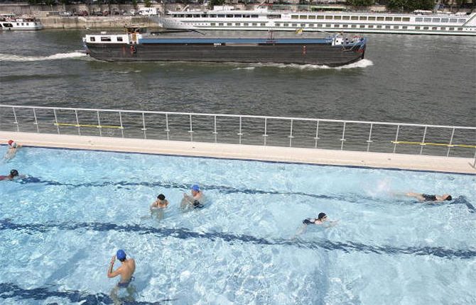 Piscine Joséphine Baker, France Extra-ordinary and Exceptional Pools; Soak Yourself Up