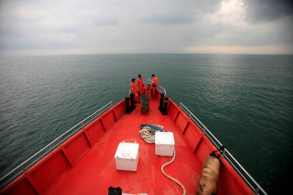 The search for a missing Malaysia Airlines passenger jet