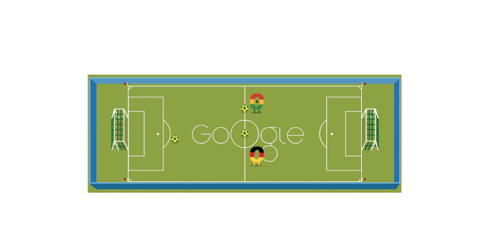 Awesome and Creative Google Doodles Of FIFA World Cup 2014 