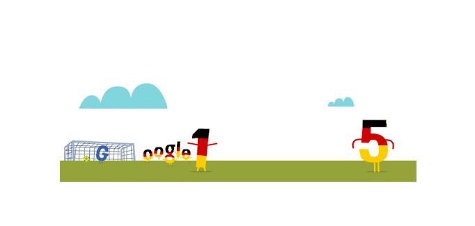 Awesome and Creative Google Doodles Of FIFA World Cup 2014 