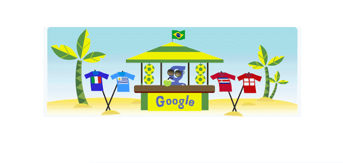 Google Doodles Of FIFA World Cup 2014 