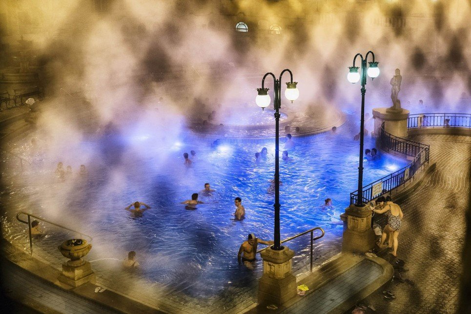 The Thermal Spa in Budapest is one of the favourite activities of the Hungarian especially in winter. We were fortunate to gain special access to shoot in the Thermal Spa thanks to our tour guide, Gabor. I love how the mist caused by the great difference in temperature between the hot spa water and the atmosphere. It makes the entire spa experience more surreal and mystical.