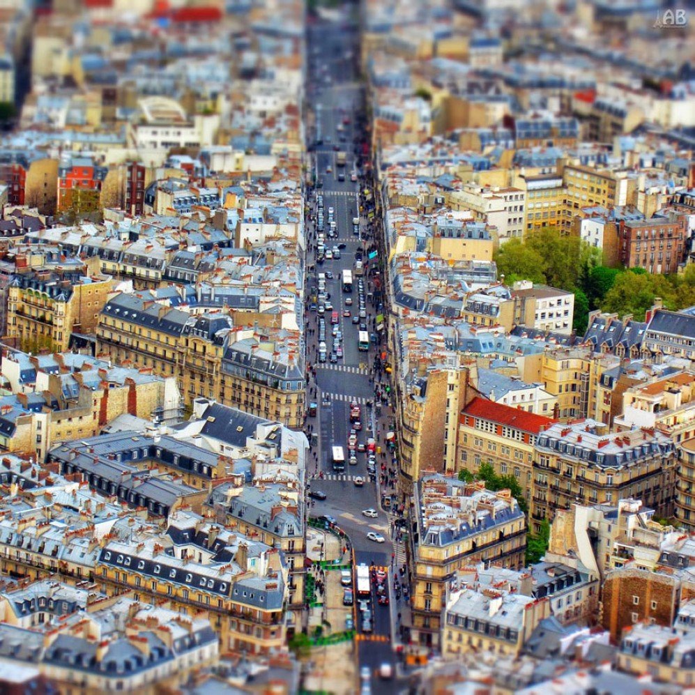 Tilt-Shift Paris by Alexandra Petrova