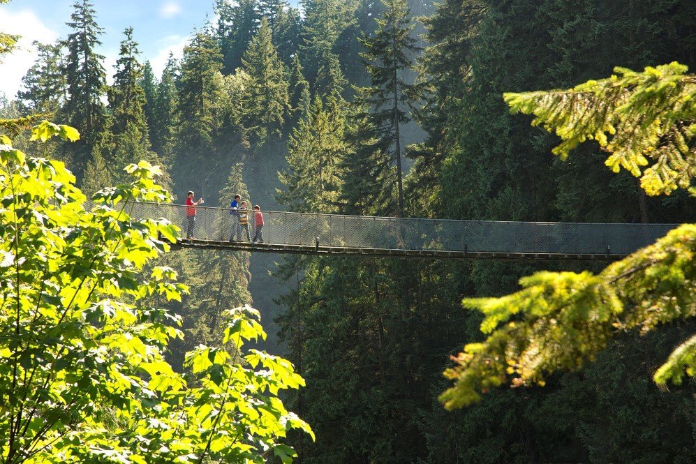 Capilano Suspension Bridge, Vancouver, Canada 