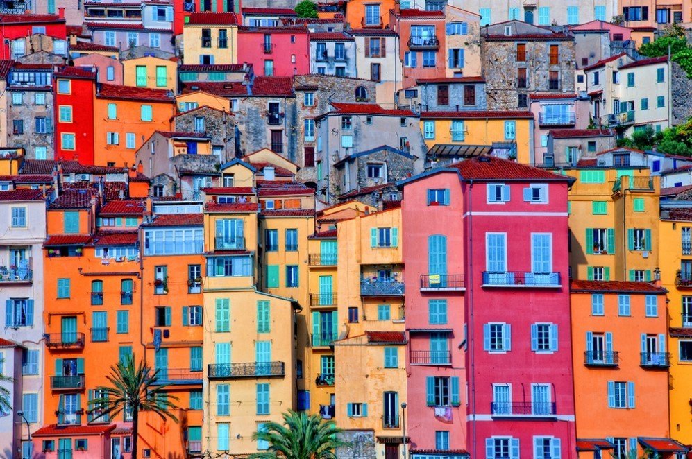 Provence Village of Menton, Provence-Alpes Cote d’Azur, France