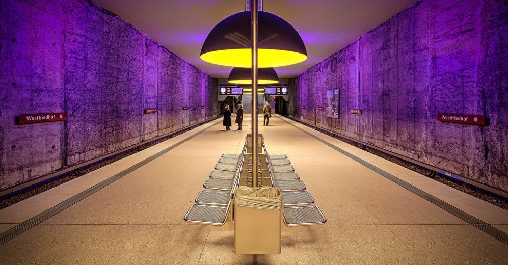 Westfriedhof Subway Station, Munich, Germany