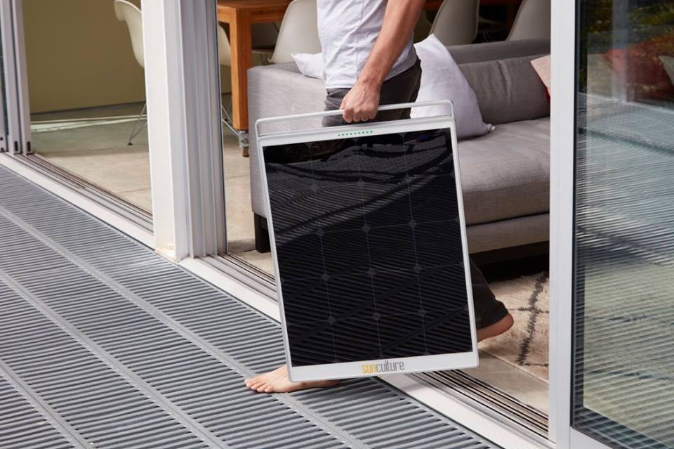 Solpad is a mobile solar panel that will power your electronics on the go