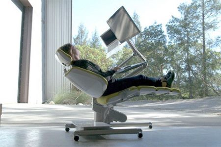 Altwork Station Lets You Work While Lying Down