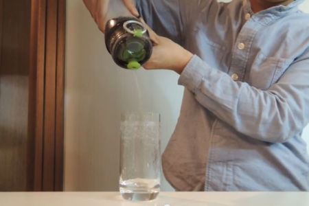 This Powerful Filtration Bottle Turns Coca-Cola into Clear, Colorless Water