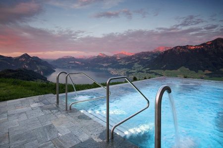 Hotel Honegg’s ‘Stairway to Heaven’ Infinity Pool Has The Most Breathtaking Views In The World