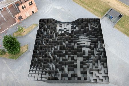 Gijs Van Vaerenbergh Transforms Former Coal Mine Into A Sculptural Steel Maze
