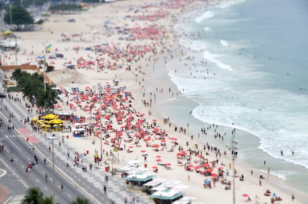 Copacabana Beach Rio de Janeiro Brazil