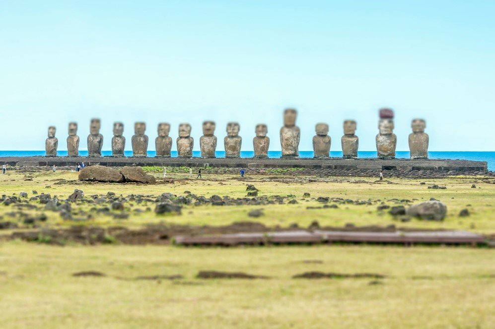 Moai Statues Easter Island Chile