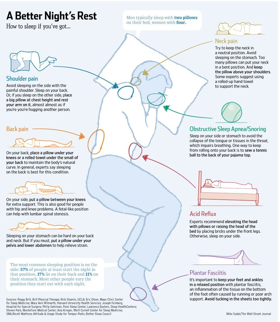 Sleep Position Infographic