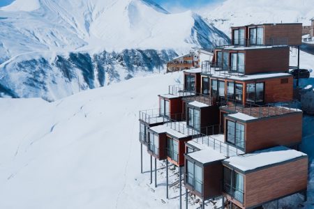 This Mesmeric Ski Lodge Is Made Up Of Stacked Shipping Containers!