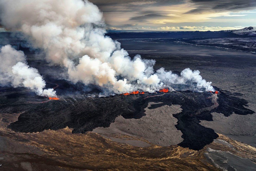 9. Bardarbunga Volcano Eruption