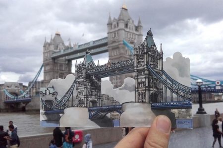 ‘Maxwell Tilse’ pays an artistic tribute to London landmarks with amazing cut-out illustrations