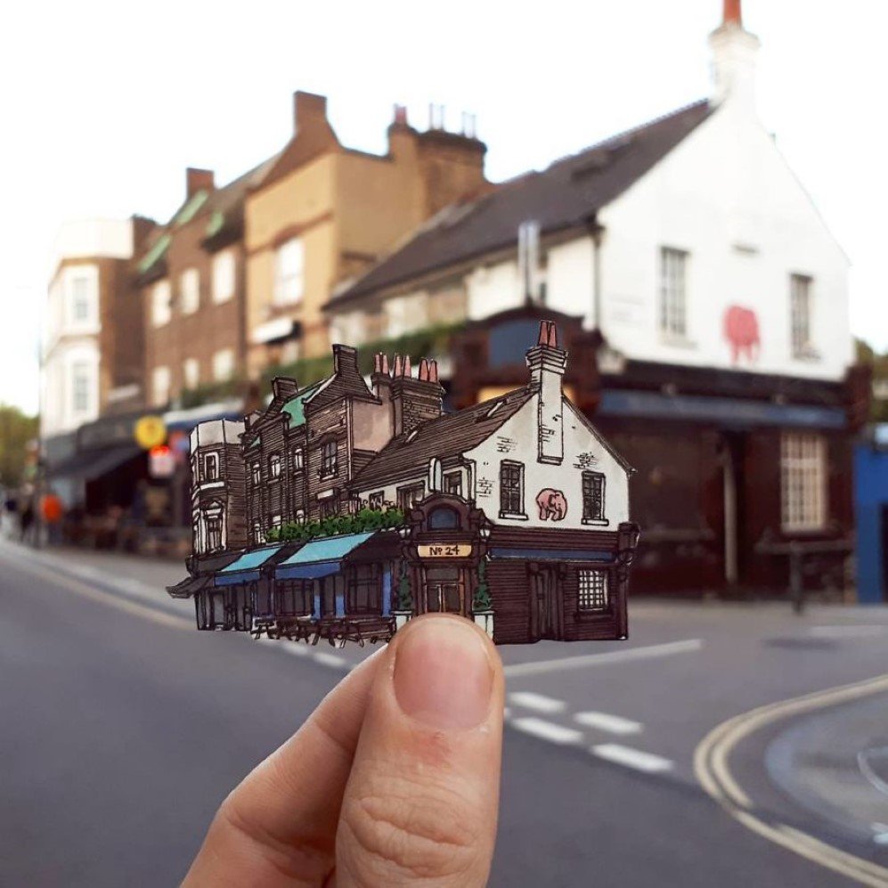 The Dove. Broadway Market Hackney