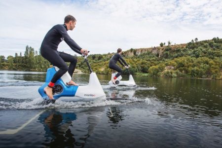 Now you can go cycling on water with Manta5’s new electric water bike