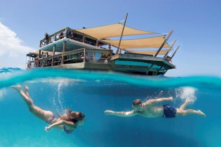 Enjoy your favorite pizza with a slice of paradise at floating pizzeria, Cloud 9