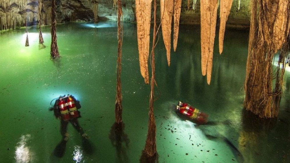 Mexico Underwater Cave System 2