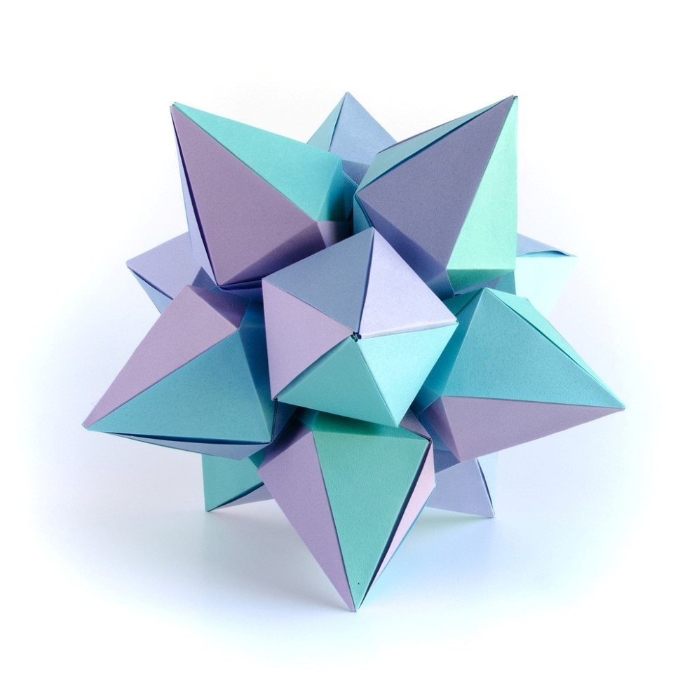 Ekaterina Lukasheva's unique and complicated paper origami designs will