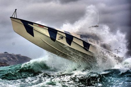 Thunder Child boat is impossible to capsize even in the fiercest storms