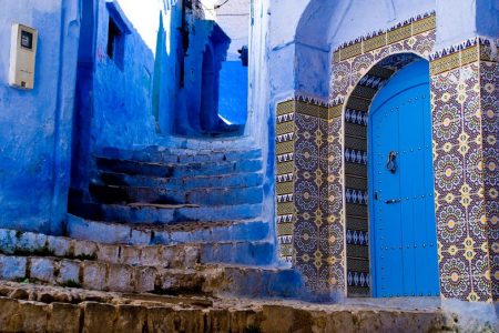 This all blue small Moroccon town is its best kept secret