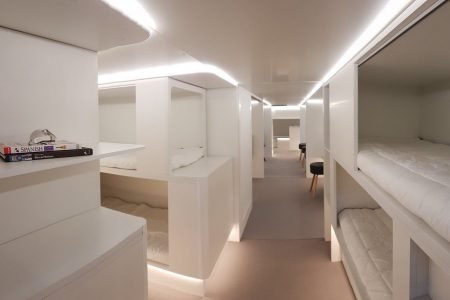 Airbus is converting its cargo bays into spacious sleeping pods for economy class
