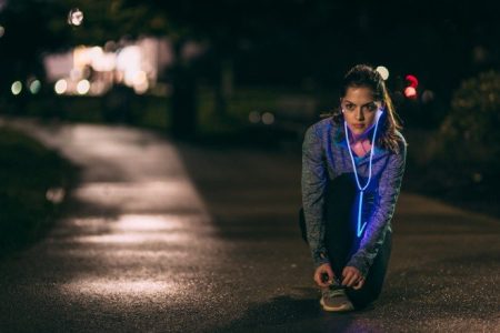 These glowing futuristic headphones are literally lit!