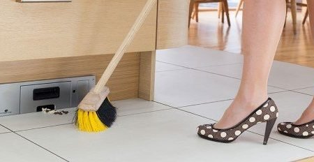 Forget dustpans! Sweepovac in-wall vacuum will collect all the dust instantly