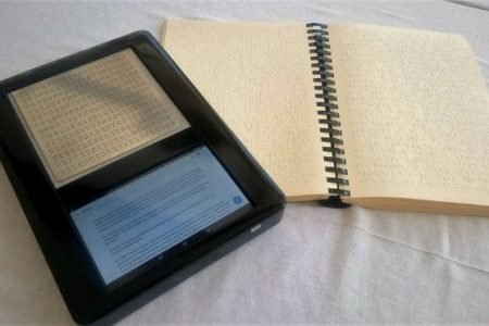 This is “Blitab”. A fully functional tablet for visually impaired people