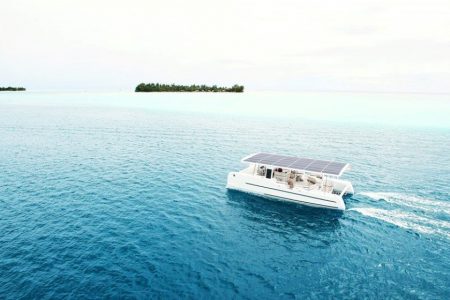 SoelCat 12 is a solar powered yacht that makes cruising eco-friendly
