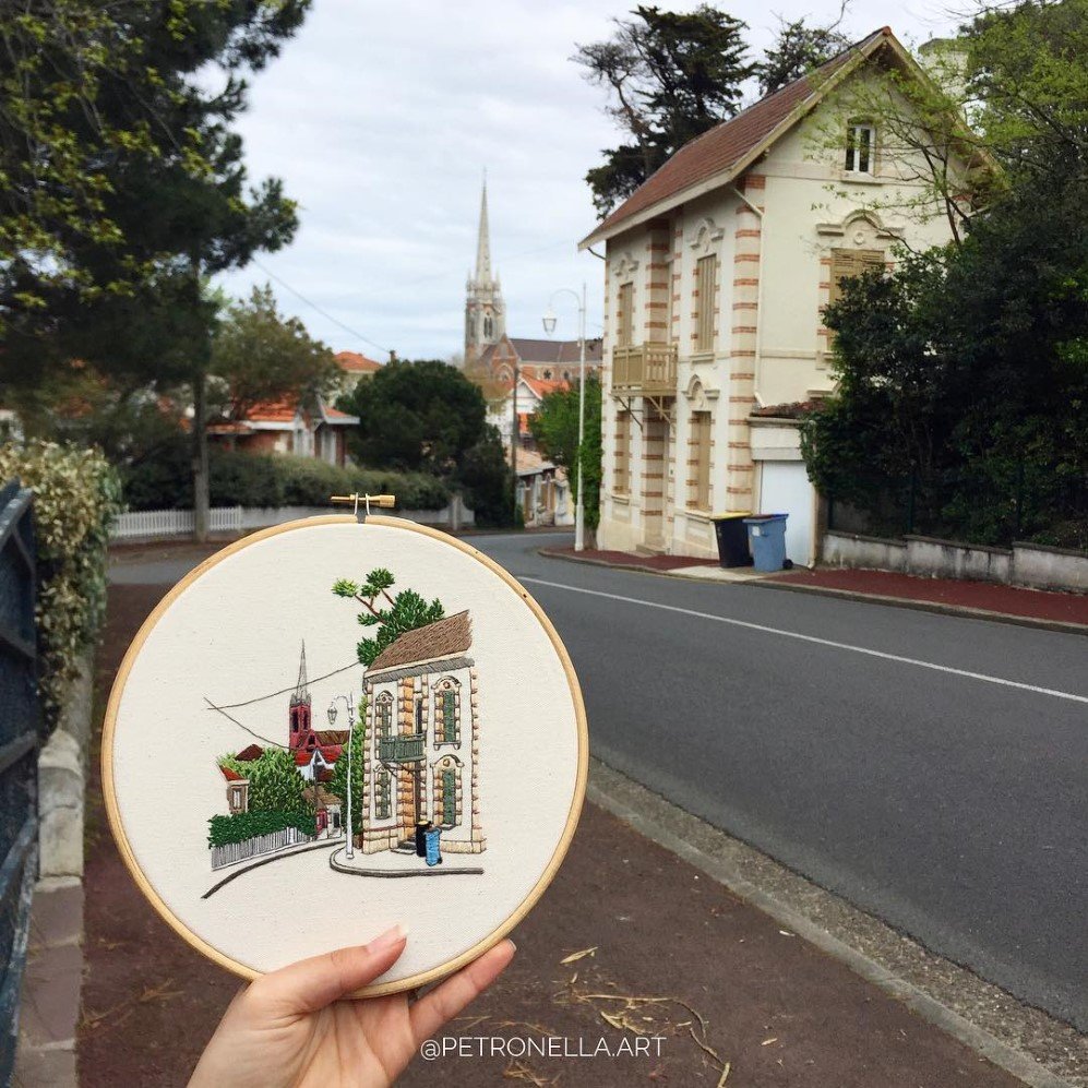 French Swedish textile artists Embroidry Art 2
