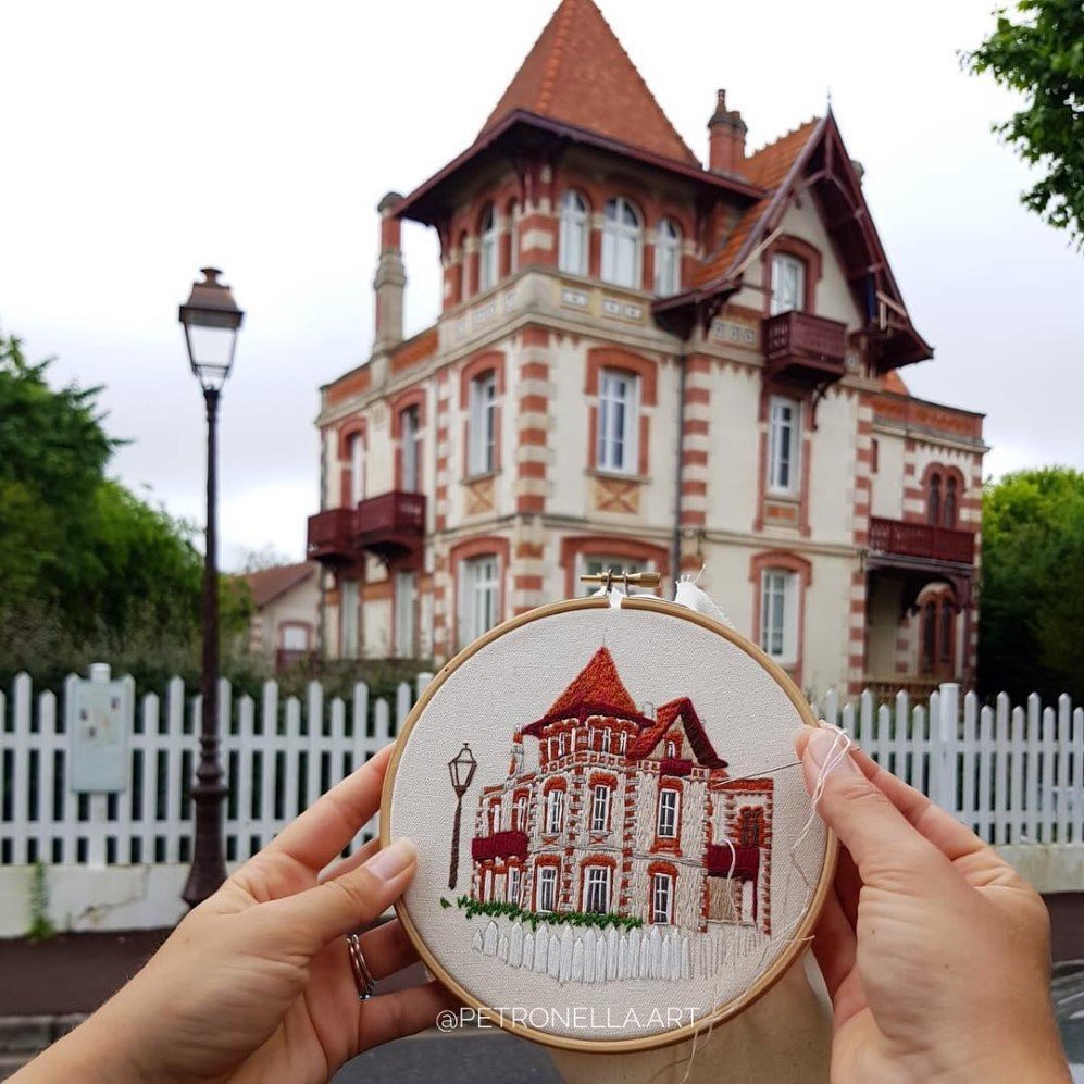 French Swedish textile artists Embroidry Art 4