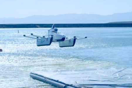 Google cofounder’s newest startup, ‘Kitty Hawk’ just debuted its flying prototype