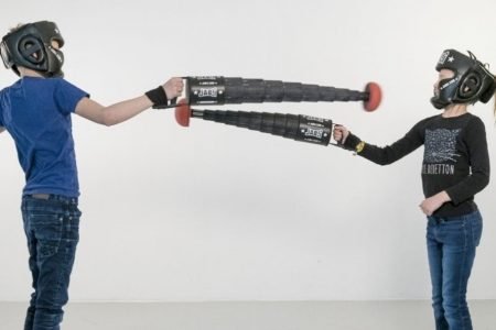 This bluetooth powered boxing game will make the kids get off from TV screens