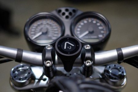 Beeline Moto smart mountable compass makes navigation safer and simpler for riders