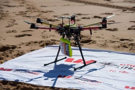 Westpac Little Ripper Livesaver drone deploy flotation devices to save people from drowning