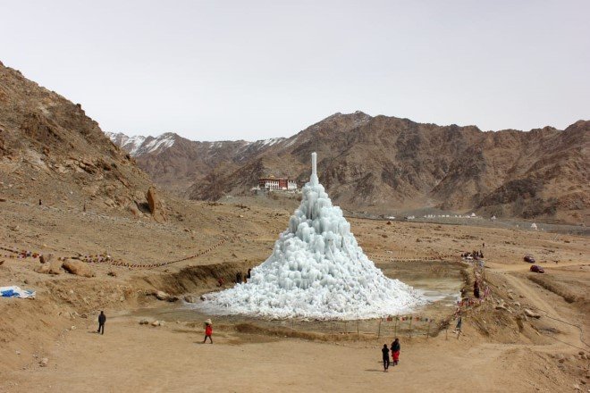 Ice Stupa Artificial Glacier 1