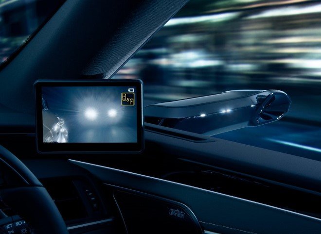 2019 Lexus ES Digital Side View Mirror Cameras 4