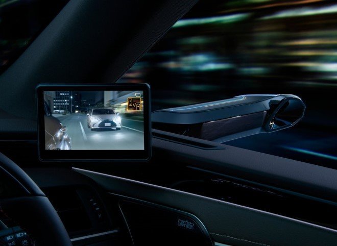 2019 Lexus ES Digital Side View Mirror Cameras 5