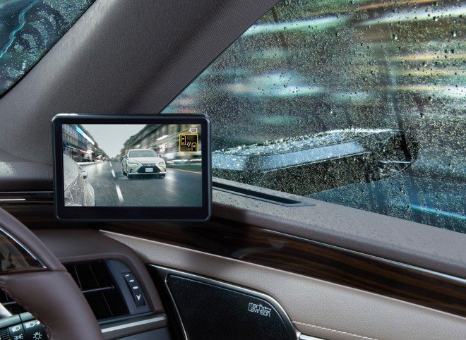 2019 Lexus ES Digital Side View Mirror Cameras 6