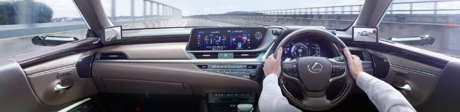 2019 Lexus ES Digital Side View Mirror Cameras 8