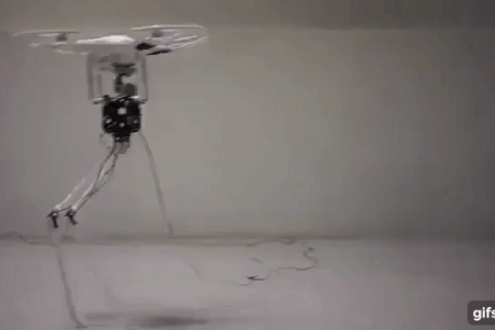 This quirky bipedal robot uses a quadcopter to keep itself upright