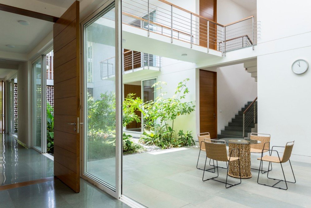 The Regimented House wrapped in greenery 11