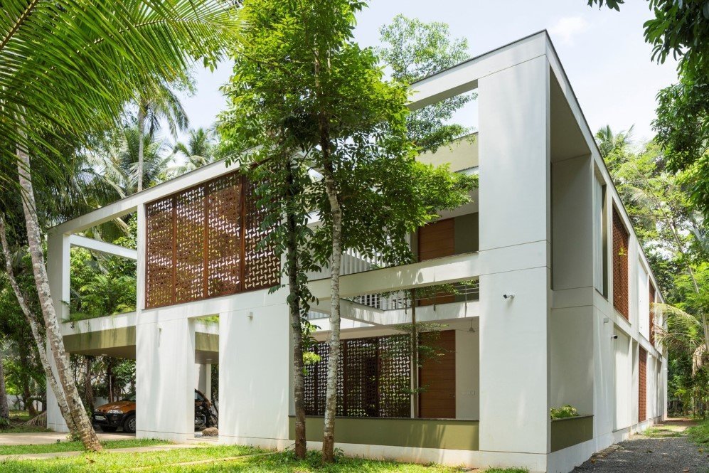 The Regimented House wrapped in greenery 4