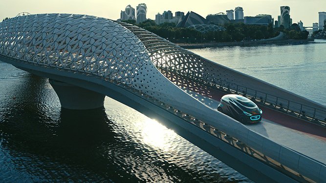 Mecedes Benz Vision Urbanetic Autonomous Transport System 2