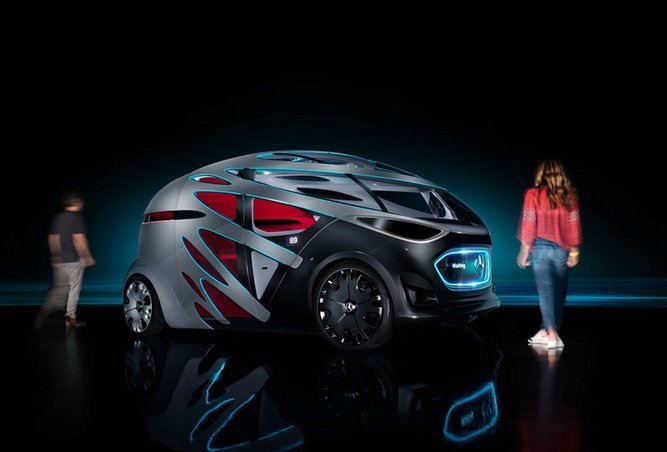 Mecedes Benz Vision Urbanetic Autonomous Transport System 3